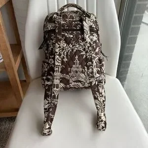 Vera Bradley Imperial Toile Mini Backpack Brown and White Floral Summer Picnic Vera Bradley | Bags | Vera Bradley Imperial Toile Mini  main image 2